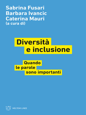 cover image of Diversità e inclusione